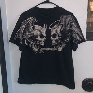 Heaven and Hell Skull T-Shirt